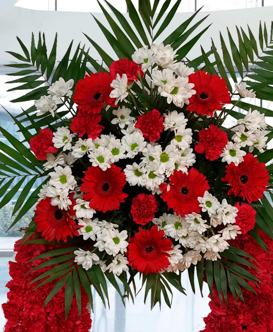 Enviar Corona Funeraria Clavel Especial