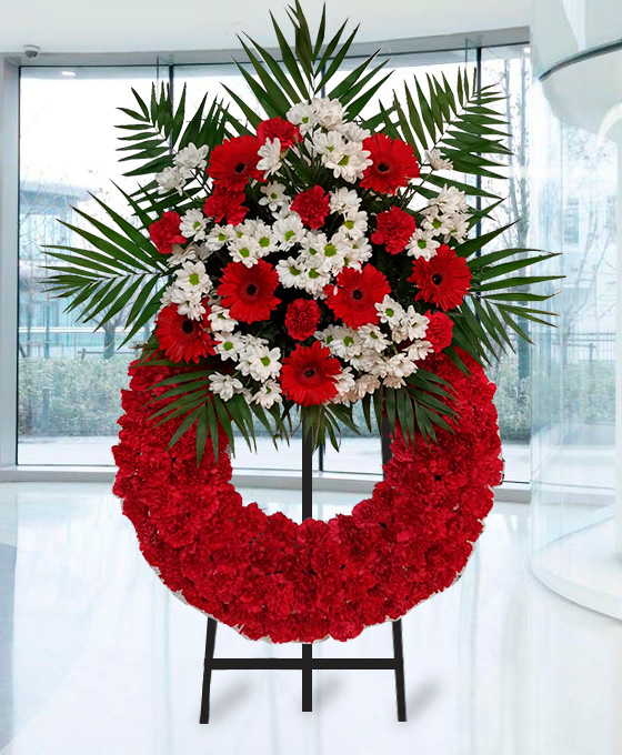 Enviar Corona Funeraria Clavel Especial