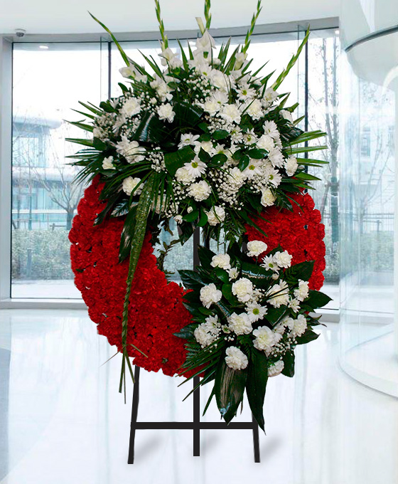 Corona Funeraria Clavel Supreme en Alcobendas