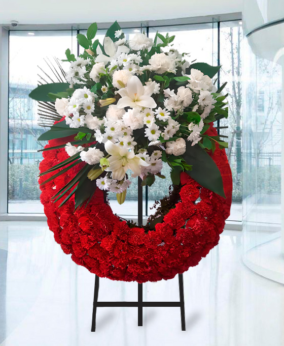 Enviar Corona Sencilla Aro Rojo