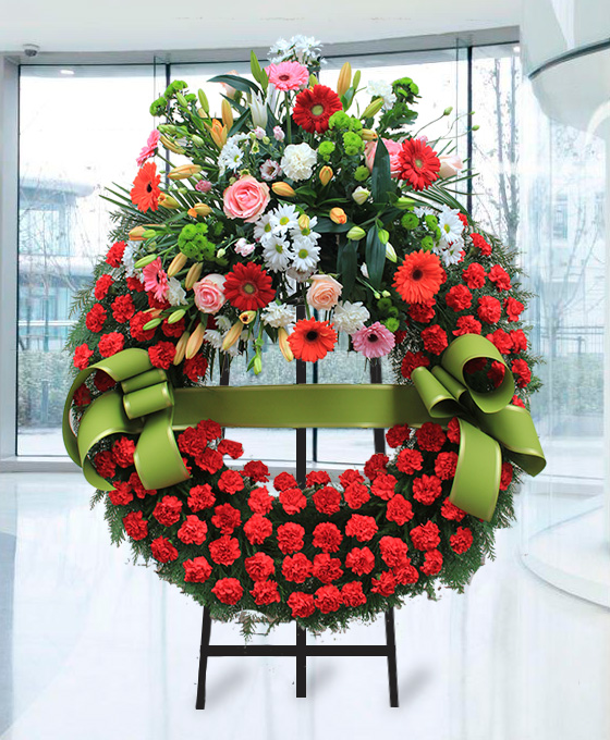 Corona para difuntos para enviar a Alcobendas