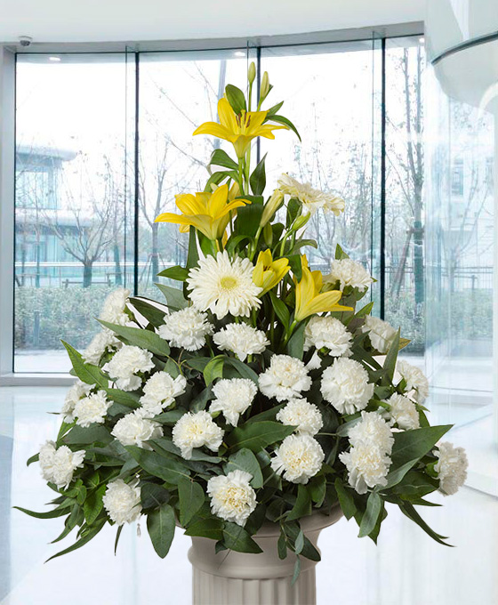 Centro Funerario Condolencia Blanco